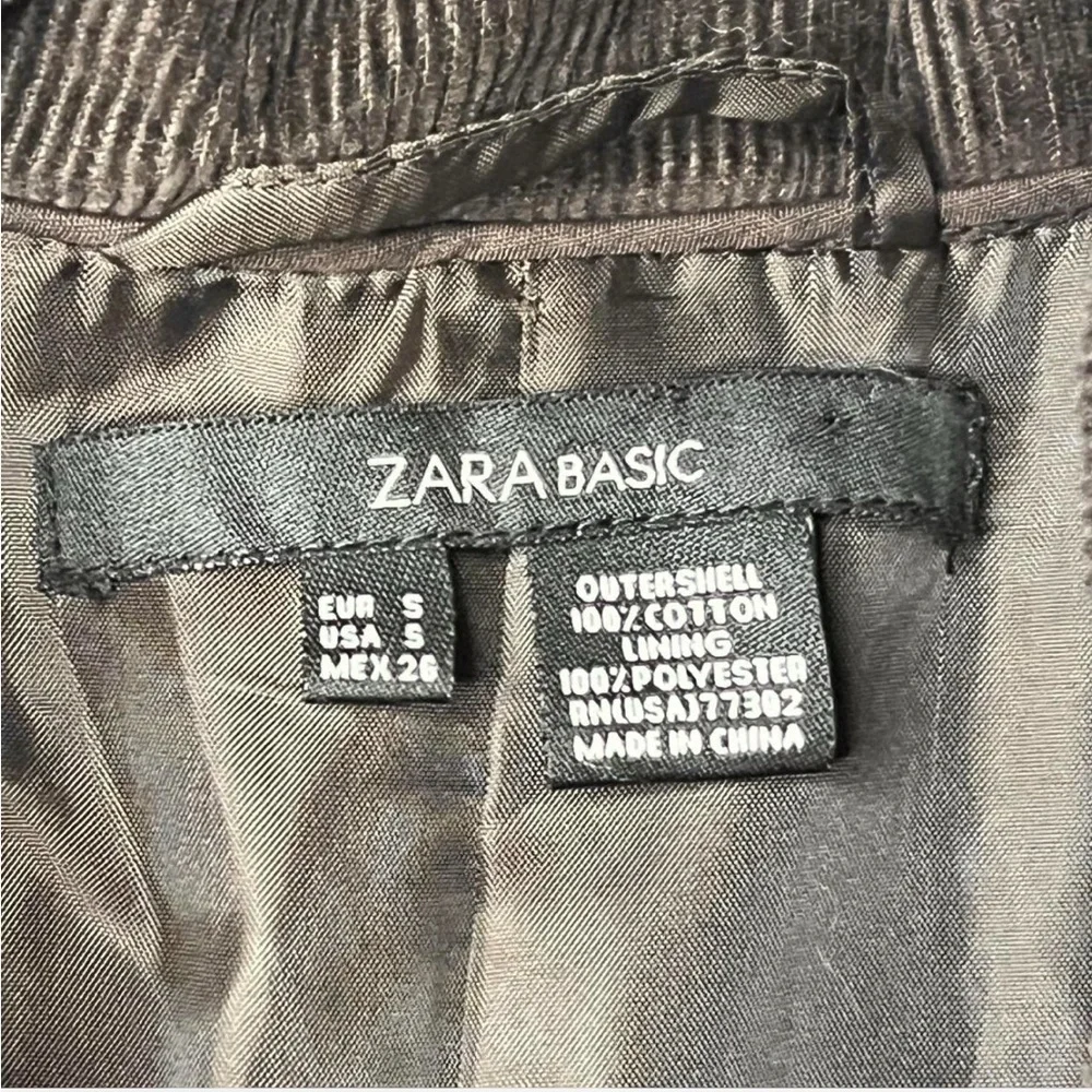 Zara Women's Corduroy Blazer - Picture 3 of 3